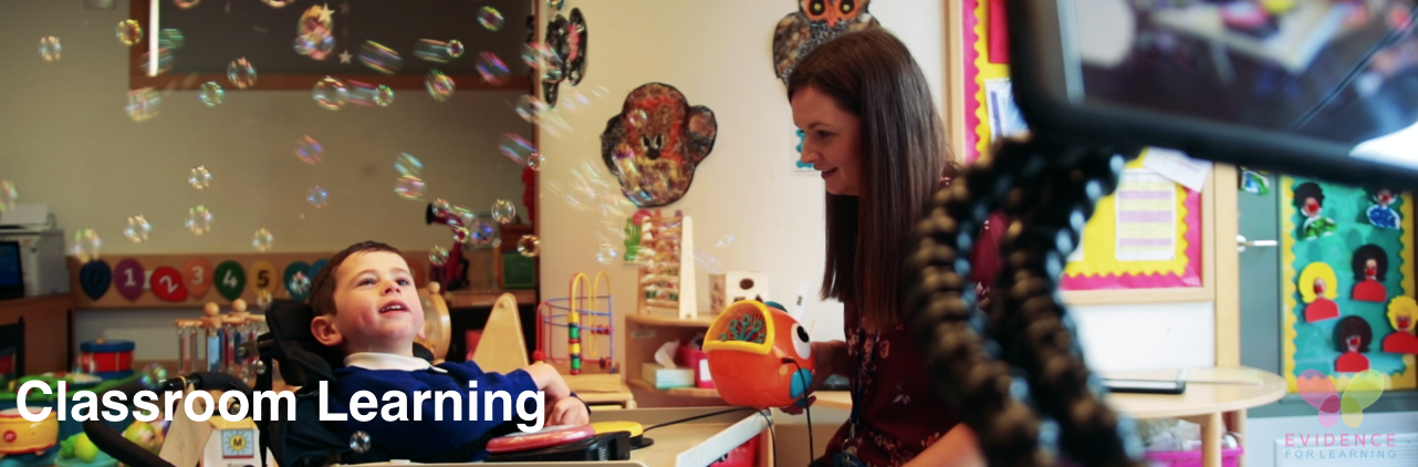 Using Evidence for Learning to capture and assess engagement and learning in the classroom
